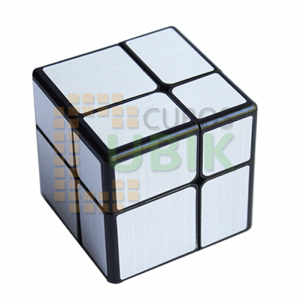 Cubos Rubik Qiyi Mirror 2x2 Plata